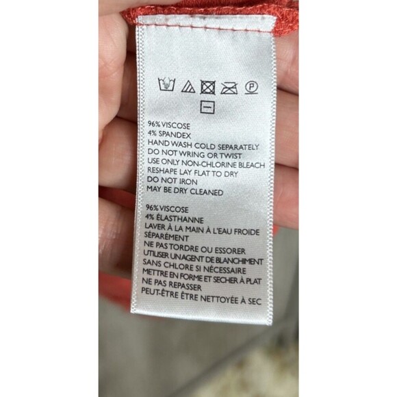 Free People Beach Dress Small Mini Wrap V Neckline Long Sleeves USA Made - Picture 4 of 7